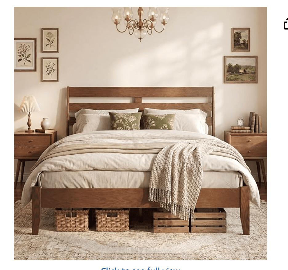 Full Size wooden Bed Frame 